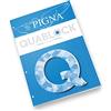 Pigna Blocco Collato QUABLOCK f.to A5, Carta 80 gr, 4 Fori, interno 5M, quadretti 5 mm.,Ricarica per Quaderni ad Anelli, Ideali per Scuola e Ufficio, 50 Fogli, confezione da 5 pz.