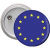 Spilla Calamita pins badge frigo Ø 45 mm Bandiera Europa Euro Unione Europea