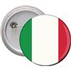 Spilla Calamita pins badge frigo Ø 45 mm Bandiera Italia Italy Flag souvenir