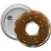 Spilla Calamita pins badge frigo Ø 45 mm Donut Donuts Ciambella Dolce Homer