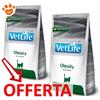 Farmina Cat Vet Life Obesity - Offerta [PREZZO A CONFEZIONE] Quantità Minima 2, Sacco Da 5 Kg