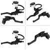 KIMISS Beta Rr 50 + Pompa Freno Anteriore Moto + 1 Paio di Kit Leve Serbatoio Serbatoio Freno Frizione Universale In Alluminio 7/8 Pollici (22 Mm) Nero Auto