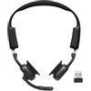 SHOKZ OpenMeet UC Auricolare Bluetooth doppio dal design aperto | certificato per piattaforme UC | con adattatore Bluetooth USB-A
