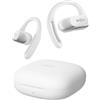SHOKZ OpenFit Air, cuffie Bluetooth dal design open-ear con 28 ore di autonomia di riproduzione | Colore: Bianco
