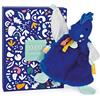 Doudou et Compagnie - Doudou Dinosauro - Doudou piatto - Blu - 25 cm - Les CALINOSAURES - DC3942