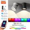 Tuya Faretto a LED da Interno Orientabile Smart WiFi e Bluetooth 9W