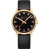 Mondaine Orologio Analogico al Quarzo Uomo con Cinturino in Pelle MSE40122LB