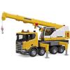 Bruder BRD03571 Scania Super 560R Camion con Gru Liebherr con Luci e Suono