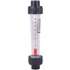 Hililand LZB-15 (D) Rotametro Flussometro per acqua Materiale Vetro Acciaio inossidabile Plastica Trasparente Pipeline Flussometro Misuratore di portata liquido(6-60mL/H)