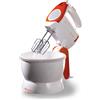 Ariete 1565 Mixy Professional - Sbattitore elettrico con ciotola rotante - 5 velocità - 2 set di fruste in Acciaio Inox - 2,4 L - 300 Watt - Arancione