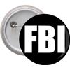 Spilla Calamita pins badge Ø 45 mm FBI Police USA Federal Bureau Investigation