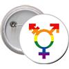 Spilla Calamita pins badge frigo Ø 45 mm LGBT rainbow Lesbiche Gay Bisex Trans