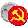 Spilla Calamita pins badge frigo Ø 45 mm Falce e Martello URSS Comunismo simbolo