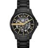 Armani Exchange Orologio Analogico Meccanico a Carica Manuale Uomo con Cinturino in Acciaio Inossidabile AX2463