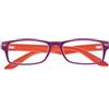 INDUSTRIE OTTICHE ITALIANE SRL Corpootto Occhiali Per Lettura Bicolor Viola Arancione Diottrie +3,00