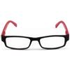 INDUSTRIE OTTICHE ITALIANE SRL Corpootto Occhiale Per Lettura Crystal Rosso Trasparente Aste Nere +2,50