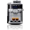 Siemens Macchina da caffè completamente automatica EQ.6 plus s700 TE657503DE, per molte specialità di caffè, ugello per schiuma di latte, macinacaffè in ceramica, funzione doppia tazza, anticalcare, pulizia automatica a vapore, 1500 W, acciaio …