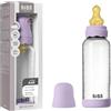 BIBS Biberon Boheme in vetro, 240 ml, 1-pack, Violet Sky