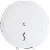 Adatto-M T105008 Distributore di carta igienica metallo verniciato bianco Jumbo 400 metri