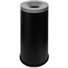 Adatto-M T770014 Gettacarte antifuoco corpo metallo nero coperchio Grigio 50 litri