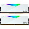Adata Ram DIMM DDR5 48GB Adata 6800mhz Cl34 1.4V 2x24GB Bianco [AX5U6800C3424G-DCLARWH]