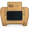 MastaPlasta - Toppa Nero autoadesiva per la riparazioni di Pelle. Scegli Dimensioni/Design. Pronto Soccorso per divani, sedili Auto, Borse, Giacche, ECC.