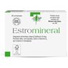 Estromineral, Integratore Menopausa Favorisce il Drenaggio, 20 Compresse con Isoflavoni di Soia, Fermenti Lattici, Equiseto, Calcio e Vitamina D3, Senza Glutine e Senza Lattosio