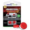KontrolFreek FPS Freek Inferno per controller Xbox One e Xbox Series X - levette ad alte prestazioni - 1 altezza alta - 1 vita media - Rosso/Bianco