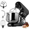 Lehmann Impastatrice Planetaria, 2200 W, Robot da Cucina Multifunzione Planetaria 5 Litri con Ciotola in Acciao Inossidabile, 6 Velocità, Pulse, 3 Ganci di Miscelazione