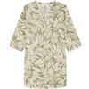 women'secret Camicia da Notte a Maniche Lunghe Weekly Summer, Stampa Verde, L Donna