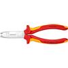 KNIPEX Spelacavi cromata isolati con manici rivestiti in materiale bicomponente, collaudati VDE 165 mm, 13 46 165