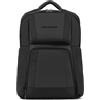 PIQUADRO, Computer and iPad© backpack with pockets for Air, NERO