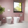 Parama Sanitari filomuro in ceramica bianco lucido vaso tornado silent flush sedile soft-close e bidet | Rio