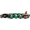Tamashii Bracciale originale tibetano realizzato con pietre naturali AGATA VERDE