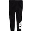 Nike Leggings 3UC723023 Bambina Neri Nero 5-6 Anni