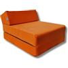 Natalia Spzoo Materasso futon pieghevole lunghezza 160 cm in diversi colori (arancio)