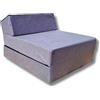 Natalia Spzoo Materasso futon pieghevole lunghezza 160 cm in diversi colori (Grigio)