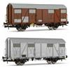 RIVAROSSI HR6508 Set 2 carri di servizio FS, VGs ex Gs a pareti lisce