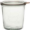 Weck Barattolo per conserve da 500 ml (barattoli standard a collo tondo, inclusi i sigilli e le clip, per la conservazione delle provviste) - Set di 4