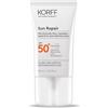 Korff Sole Korff Sun Repair Fluido Viso Lenitivo SPF 50+, Protezione Molto Alta, Lenitivo Istantaneo, Texture Leggera, Senza Tracce Bianche, Adatto a Pelli Sensibili, Confezione da 40 ml
