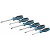 Bosch Professional Set Cacciaviti da 6 Pz (Cacciaviti a Croce e a Taglio, Lama Continua in Acciaio e Calotta in Acciaio)