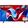LG OLED evo 42'', Serie C4 2024, OLED42C44LA, Smart TV 4K, Processore α9 Gen7, OLED Dynamic Tone Mapping Pro, 20W, Dolby Vision, 4 HDMI 2.1 4K@144Hz, GSync, VRR, Alexa, ThinQ AI, webOS 24