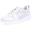 Vitaform Sneaker in pelle con inserti traforati e zeppa 4cm