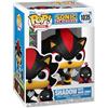 Funko Pop! & Buddy: Sonic - Shadow The Hedgehog With DChao - Sonic The Hedgehog - Figura in Vinile da Collezione - Idea Regalo - Merchandising Ufficiale - Giocattoli per Bambini e Adulti