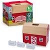 schleich FARM WORLD | Grande fattoria in legno 42602 | Set con casa, 6 recinti e accessori | Fattoria apribile | Regalo per bambini e bambine | Giocattolo dai 1,5 anni | Set da 7 pezzi