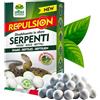 Albagarden - Repellente Serpenti - Barriera Disabituante Naturale Per Rettili - Dissuasore Naturale In Sfere Di Cellulosa Per Allontanare Gechi Vipere Bisce - Senza Veleno E Ultrasuoni x 100 gr