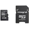 Integral 948735 Scheda di Memoria Micro SDHC con Adattatore SD, 32 GB