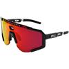 Scicon Occhiali Scicon Aeroscope nero lucido lente rosso specchiato
