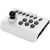 Generico Arcade Controlli di Volo Sticks, Street Fighter Arcade Fighting Joystick Controllore di Gioco Compatibile con Switch PS3 Ultimate Pandora Box PC Android iOS Cellulare(Bianco Nero)