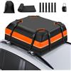 Geloo Box da Tetto per Auto, 15 Piedi Cubi di Borsa da Tetto 1000D Impermeabile Resistente allo Strappo Pieghevole Tetto Box Auto per la Maggior Parte Delle Auto con/senza Portapacchi